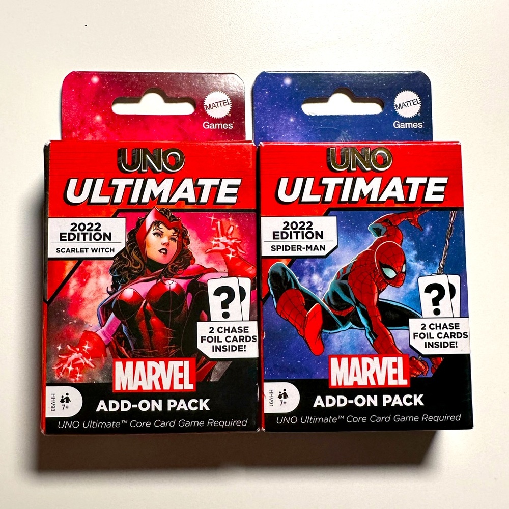 Uno Ultimate Marvel add-on pack 2022 edition